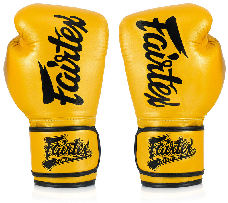 Fairtex BGV18 Gold Muay Thai Boxing Glove - Fairtex Store