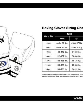 Fairtex BGV19 Deluxe Tight-Fit Gloves