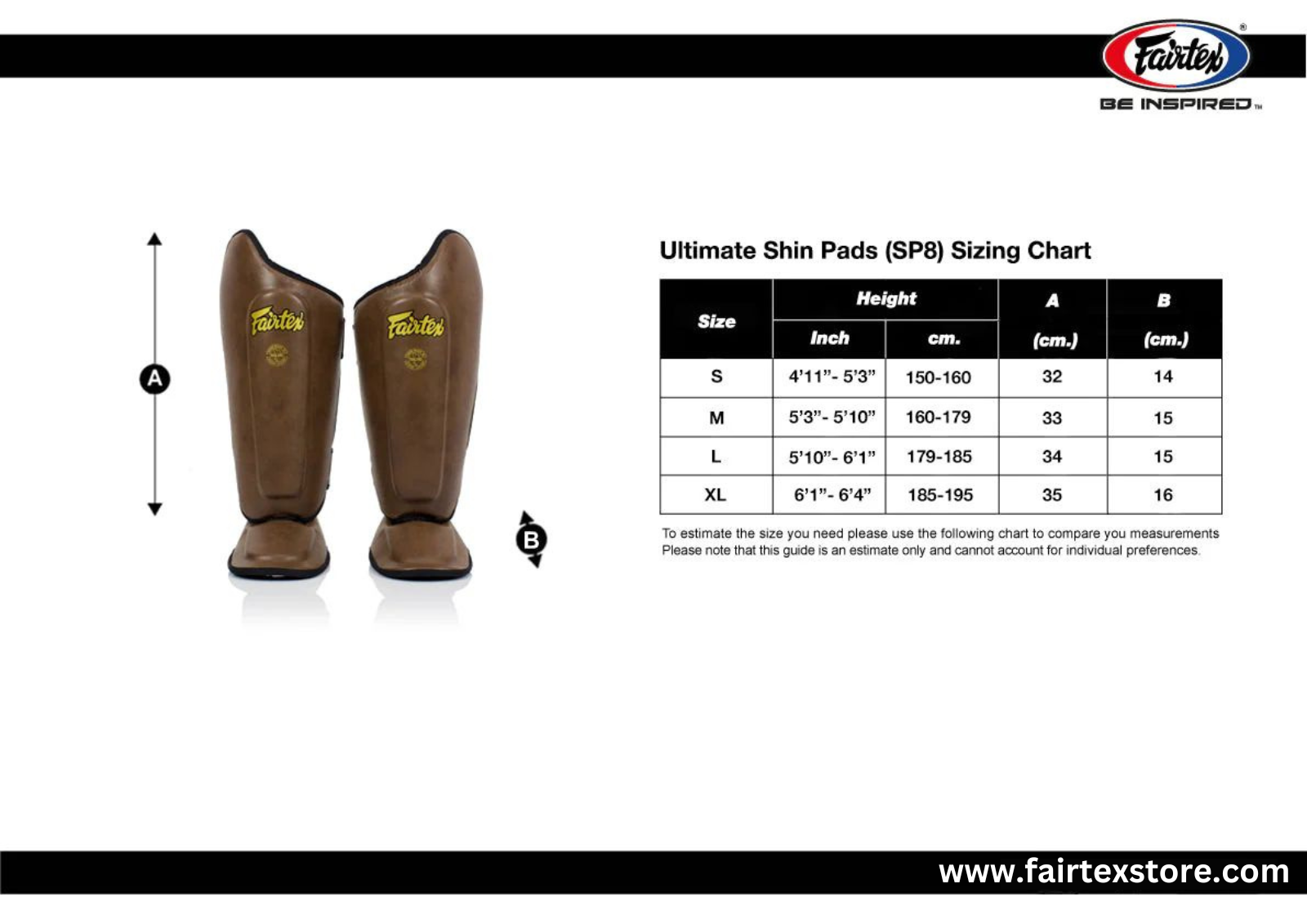 Fairtex SP8 Muay Thai Shin Guards Ultimate Shin Guards