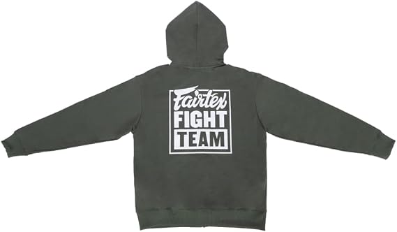 Fairtex FHS32 Premium Lightweight Zipper Hoodie - Full-Zip Athletic Gym Jacket