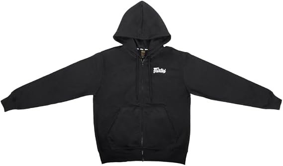Fairtex FHS32 Premium Lightweight Zipper Hoodie - Full-Zip Athletic Gym Jacket