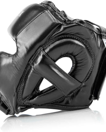 Title: Fairtex HG18 Pro Boxing Headguard – Hybrid Competition & Training Headgear with Enhanced Vision and Full-Protection Padding | Genuine Leather, Handmade in Thailand