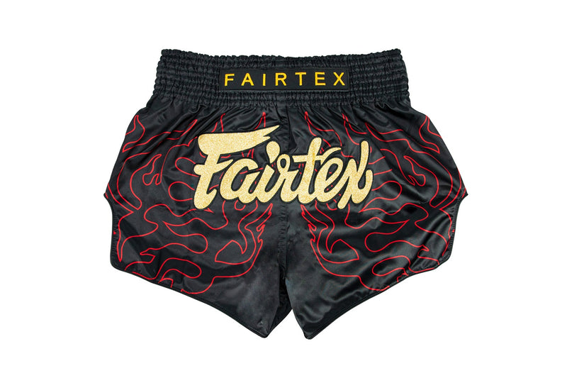 Fairtex BS1920 Black Lava Slim Cut Muay Thai Boxing Shorts - Fairtex Store