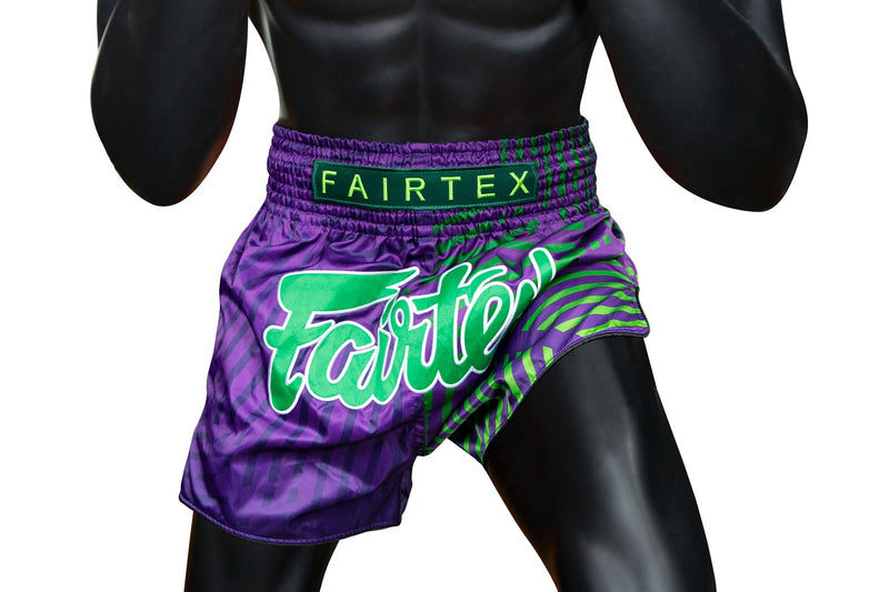 Fairtex BS1922 Racer Purple Slim Cut Muay Thai Boxing Shorts - Fairtex Store