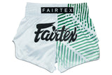 FairtexBS1923 Racer White Slim Cut Muay Thai Boxing Shorts - Fairtex Store