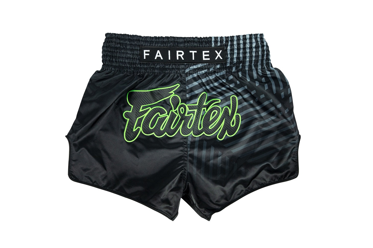 Fairtex BS1924 Racer Black Slim Cut Muay Thai Boxing Shorts - Fairtex Store