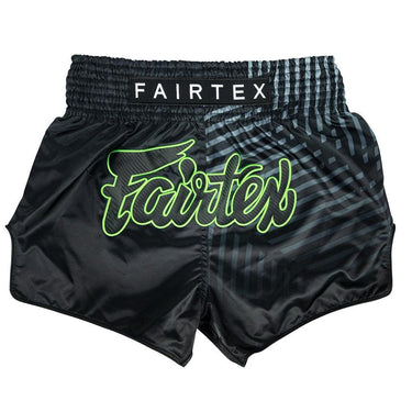 Fairtex BS1924 Racer Black Slim Cut Muay Thai Boxing Shorts - Fairtex Store