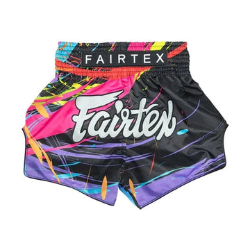 BS1934 World Music Black New Muay Thai Boxing Shorts (Small)- Sale