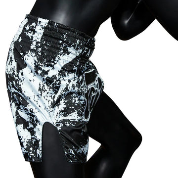 BS1949 Grunge Black Fairtex Slim Cut Muay Thai Boxing Shorts