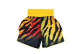 New Fairtex Boxing Trunks BT2002 - Yellow/Black Tiger Muay Thai Boxing Shorts - Fairtex Store