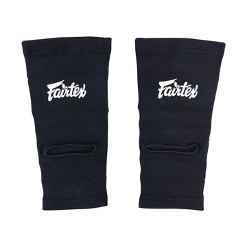 Fairtex AS2 Padded Ankle Support – Extra Cushioning for Muay Thai, Kickboxing – Shock-Reducing Design, Breathable High-Quality Fabric – Sleek Black