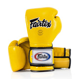 Fairtex BGV9 Mexican Style Yellow Black Muay Thai Boxing Glove - Heavy Hitter - Fairtex Store