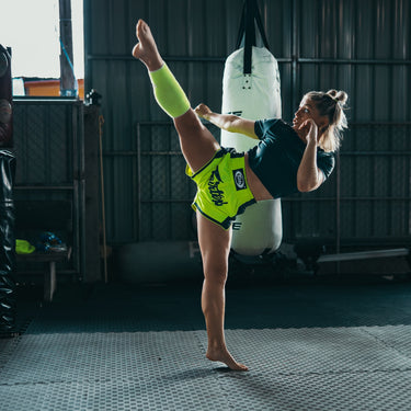 Fairtex BS1706 Green Slim Cut Muay Thai Boxing Short - Fairtex Store