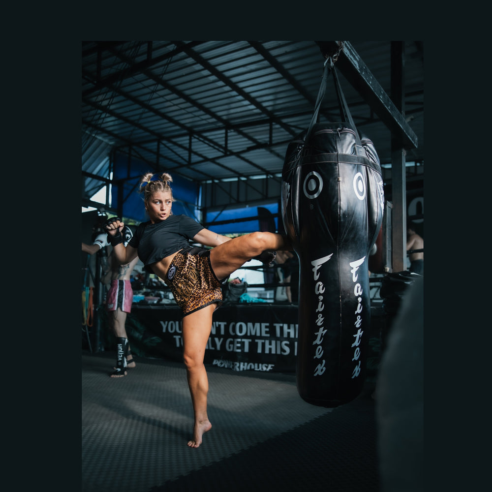 Fairtex BS1709 Leopard Slim Cut Muay Thai Boxing Short - Fairtex Store