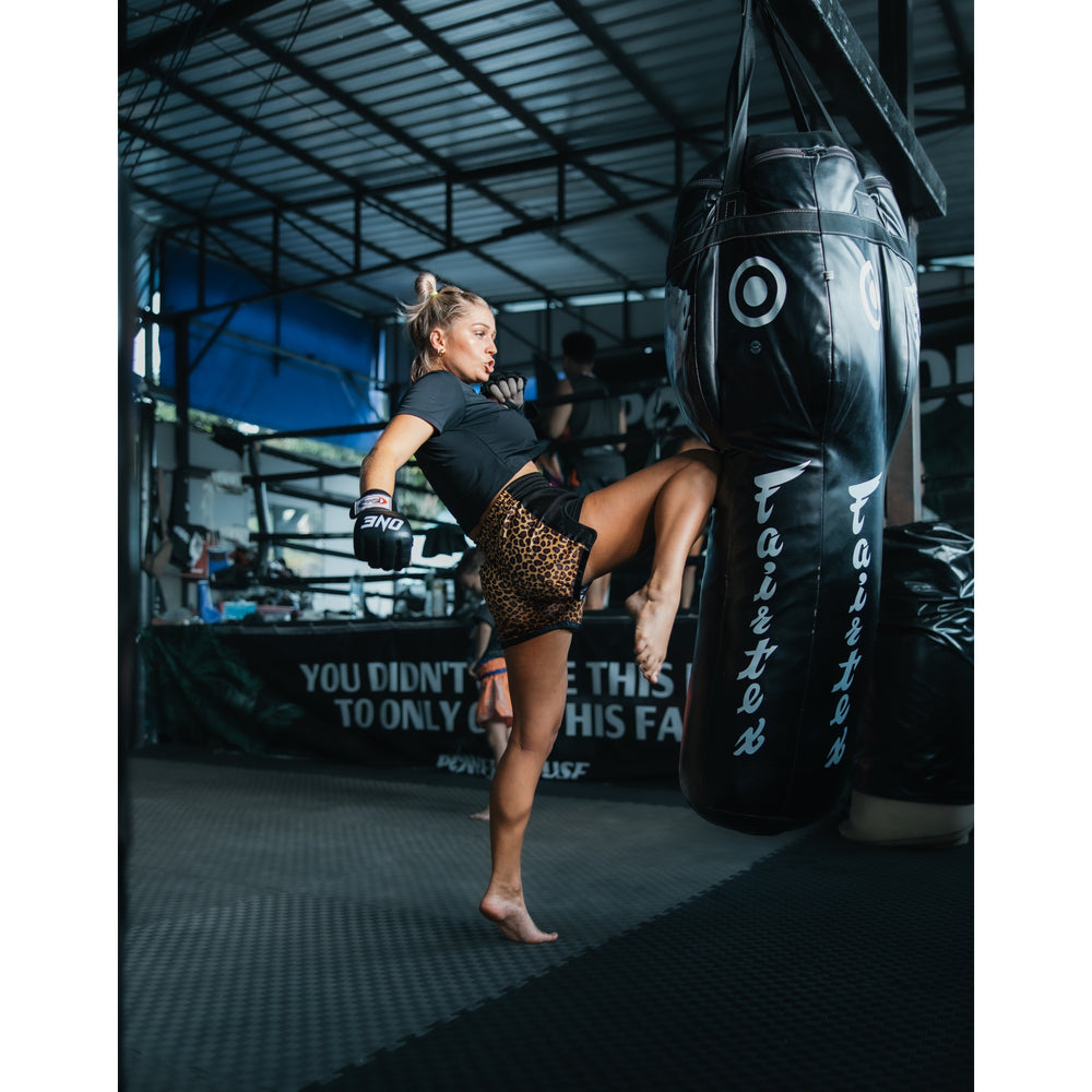 Fairtex BS1709 Leopard Slim Cut Muay Thai Boxing Short - Fairtex Store