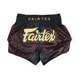Fairtex BS1920 Black Lava Slim Cut Muay Thai Boxing Shorts - Fairtex Store