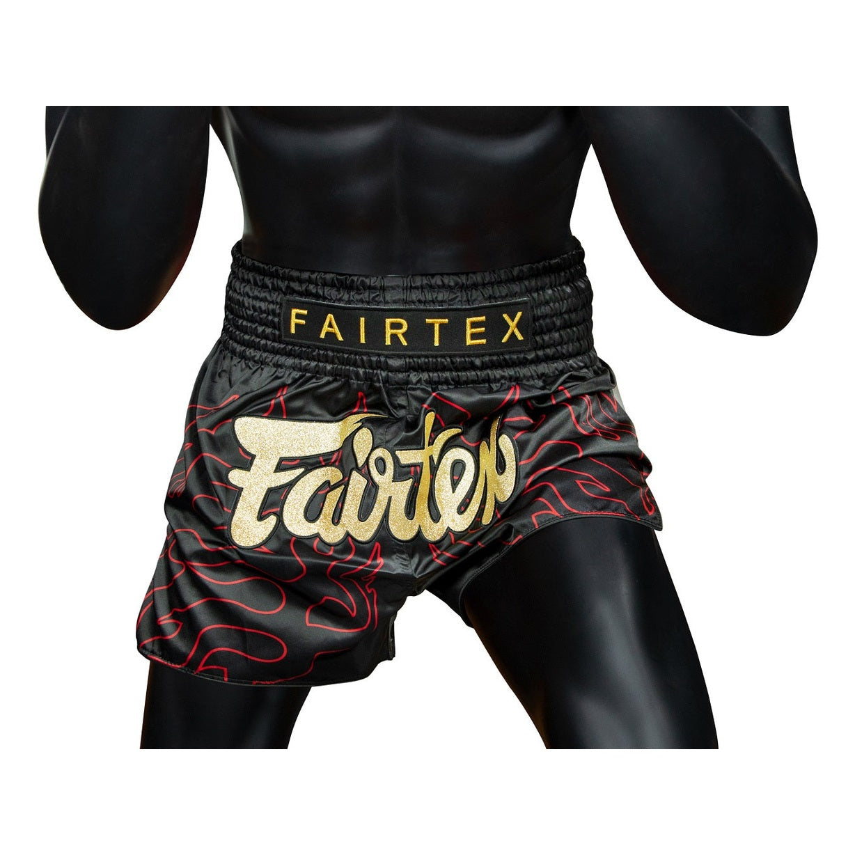 Fairtex BS1920 Black Lava Slim Cut Muay Thai Boxing Shorts - Fairtex Store