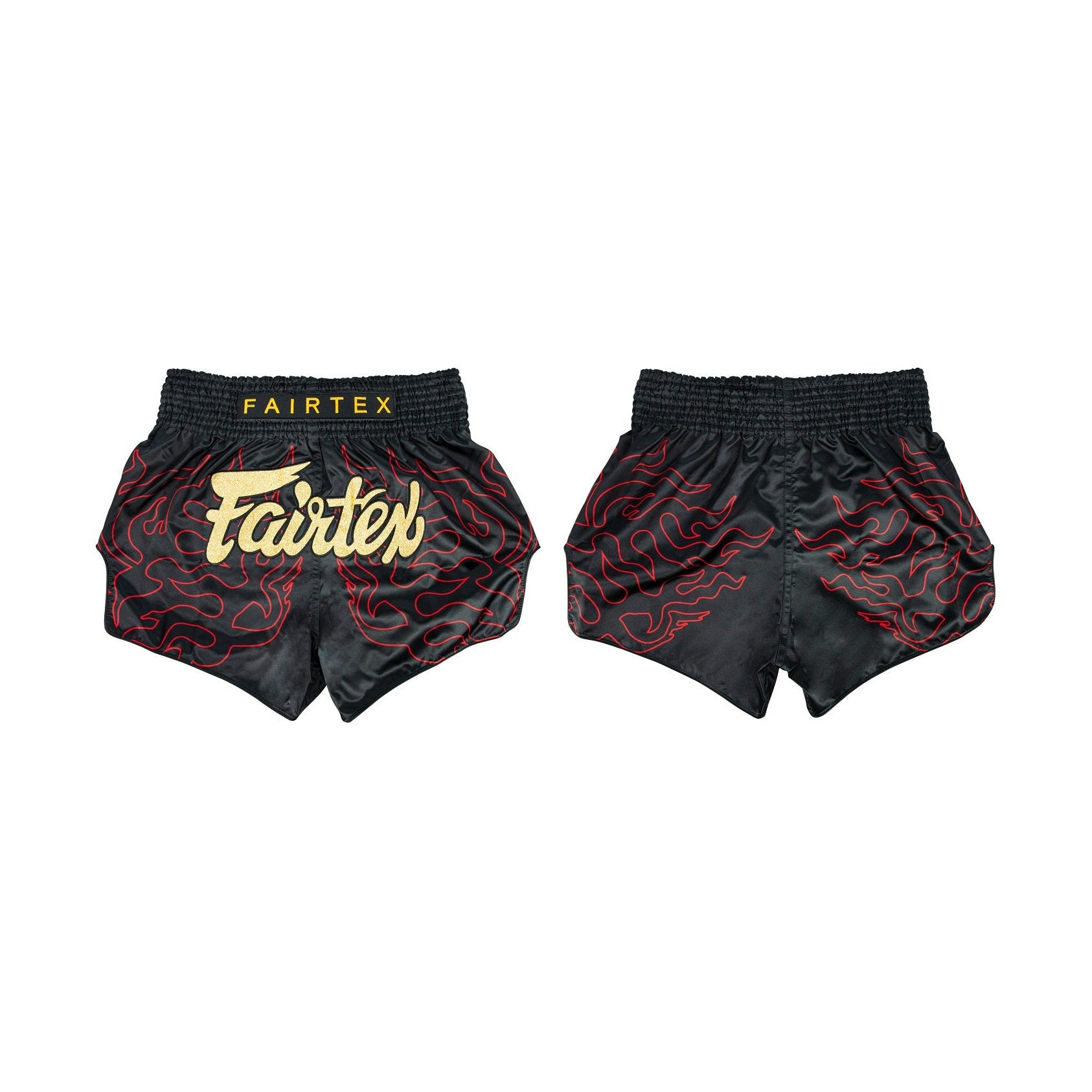 Fairtex BS1920 Black Lava Slim Cut Muay Thai Boxing Shorts - Fairtex Store