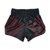 Fairtex BS1920 Black Lava Slim Cut Muay Thai Boxing Shorts - Fairtex Store
