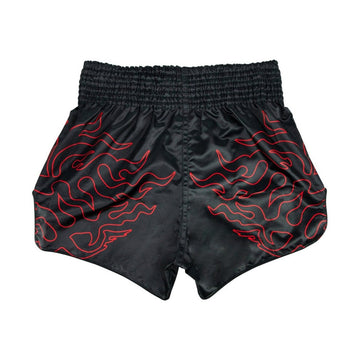 Fairtex BS1920 Black Lava Slim Cut Muay Thai Boxing Shorts - Fairtex Store