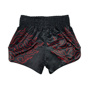 Fairtex BS1920 Black Lava Slim Cut Muay Thai Boxing Shorts - Fairtex Store