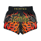 Fairtex BS1921 Black Volcano Slim Cut Muay Thai Boxing Short - Fairtex Store