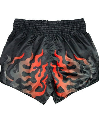 Fairtex BS1921 Black Volcano Slim Cut Muay Thai Boxing Short - Fairtex Store