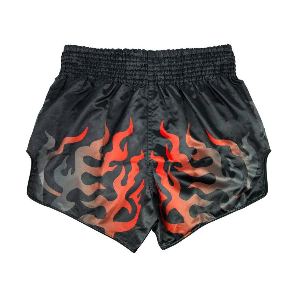 Fairtex BS1921 Black Volcano Slim Cut Muay Thai Boxing Short - Fairtex Store