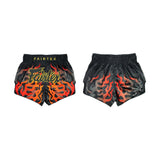 Fairtex BS1921 Black Volcano Slim Cut Muay Thai Boxing Short - Fairtex Store