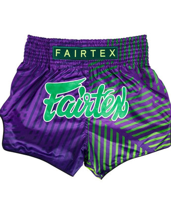Fairtex BS1922 Racer Purple Slim Cut Muay Thai Boxing Shorts - Fairtex Store