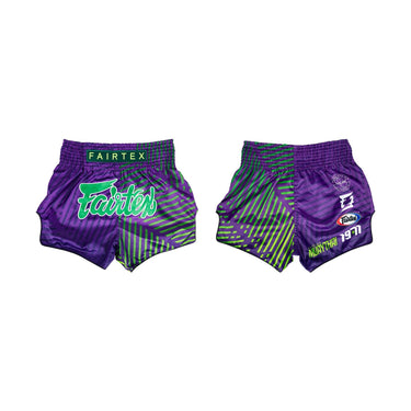 Fairtex BS1922 Racer Purple Slim Cut Muay Thai Boxing Shorts - Fairtex Store