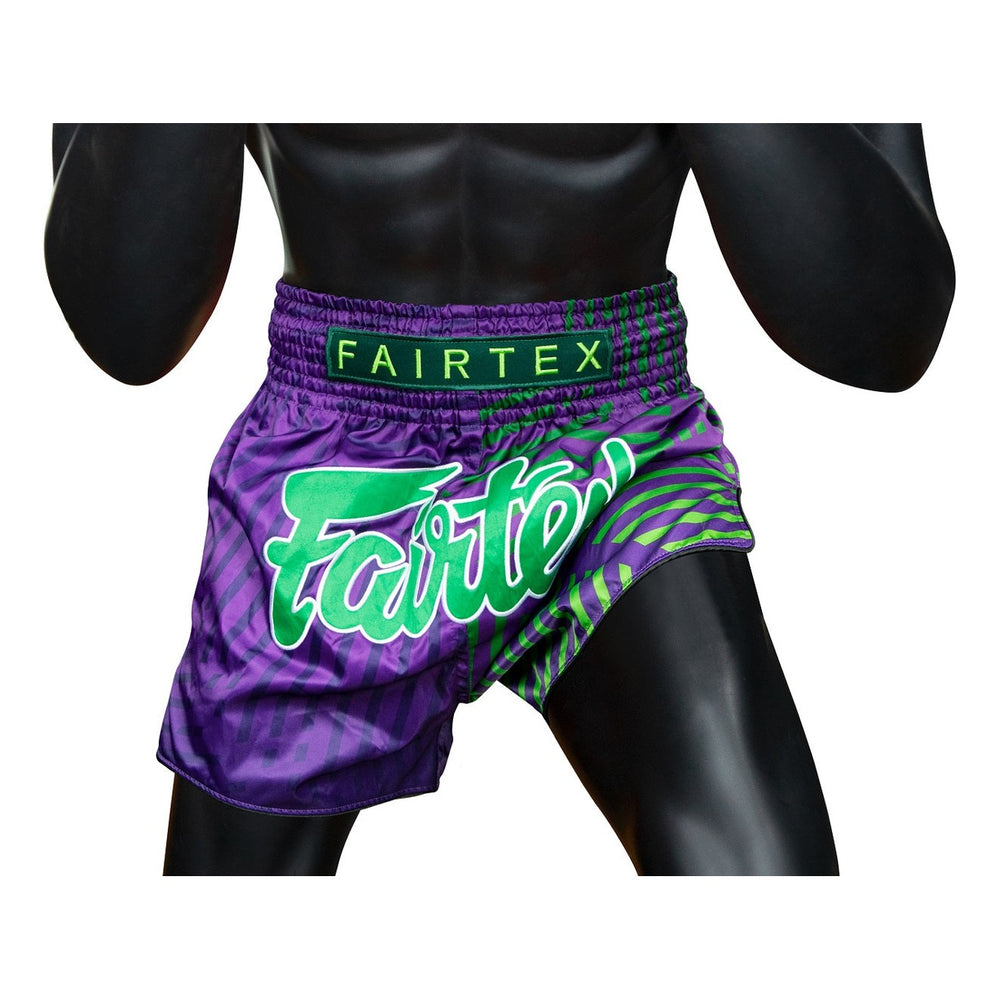 Fairtex BS1922 Racer Purple Slim Cut Muay Thai Boxing Shorts - Fairtex Store
