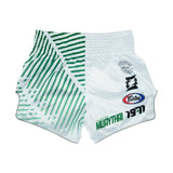 FairtexBS1923 Racer White Slim Cut Muay Thai Boxing Shorts - Fairtex Store
