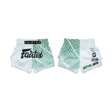 FairtexBS1923 Racer White Slim Cut Muay Thai Boxing Shorts - Fairtex Store