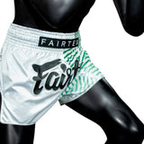 FairtexBS1923 Racer White Slim Cut Muay Thai Boxing Shorts - Fairtex Store