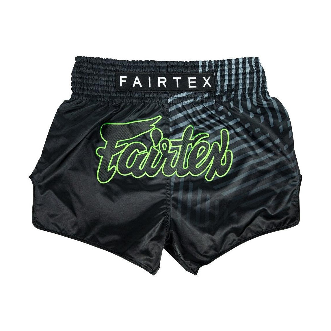 Fairtex BS1924 Racer Black Slim Cut Muay Thai Boxing Shorts - Fairtex Store