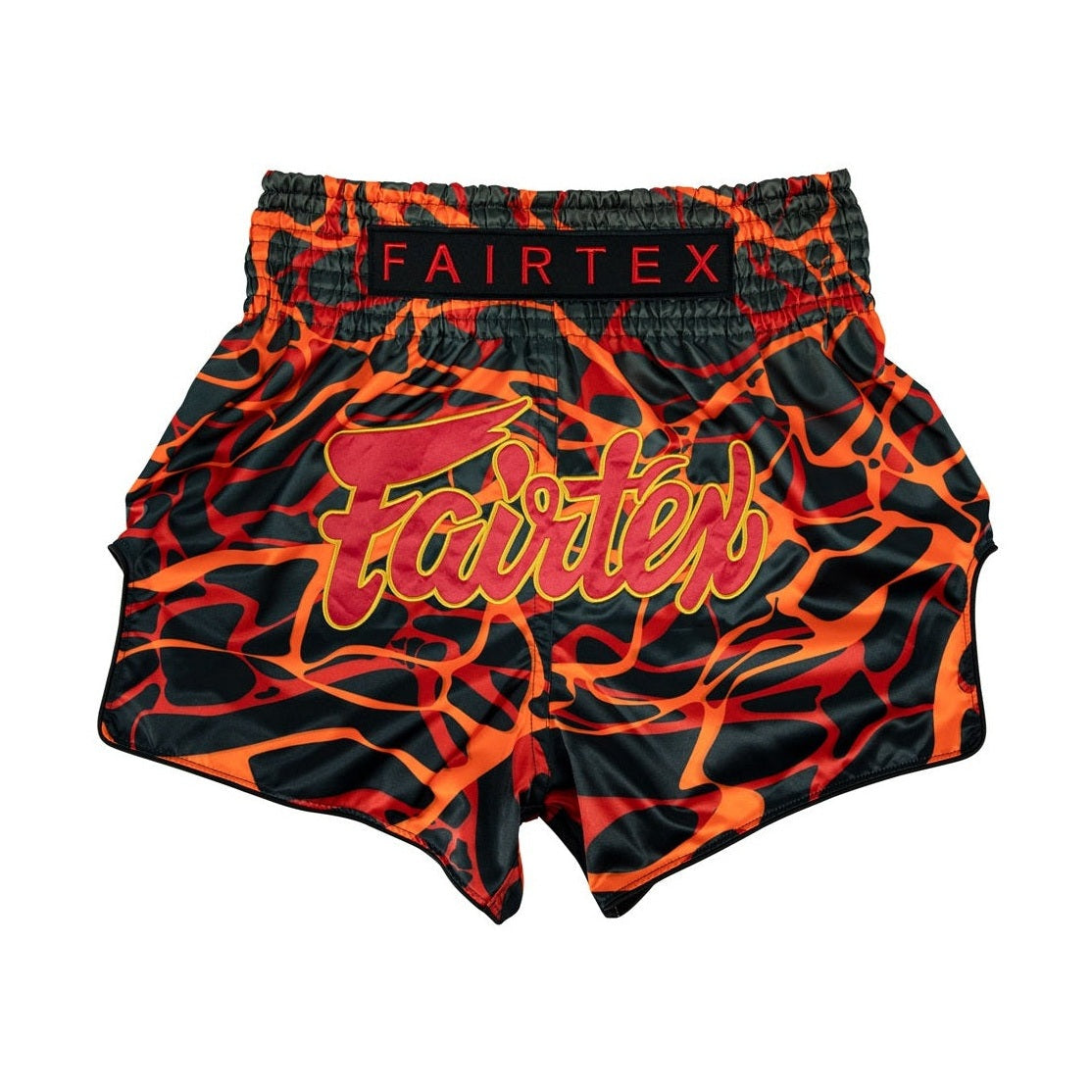 Fairtex BS1926 Magma Red Slim Cut Muay Thai Boxing Shorts