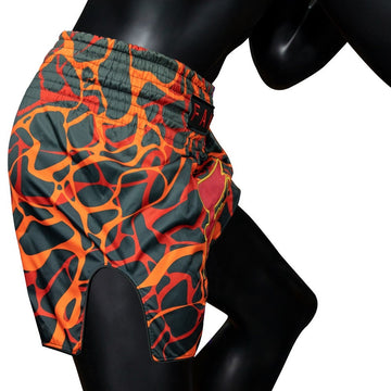 Fairtex BS1926 Magma Red Slim Cut Muay Thai Boxing Shorts