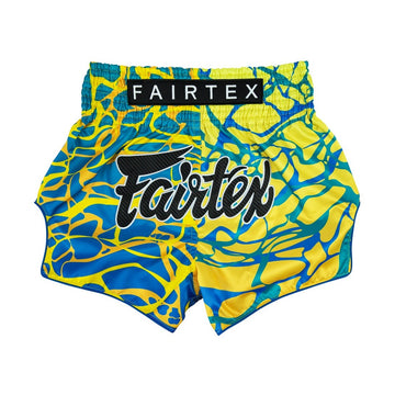 Fairtex BS1927 Magma Green Slim Cut Muay Thai Boxing Shorts