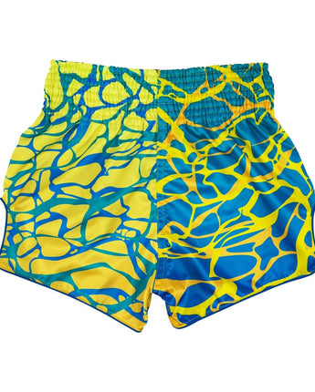 Fairtex BS1927 Magma Green Slim Cut Muay Thai Boxing Shorts