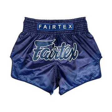 Fairtex BS1930 Blue Ocean Slim Cut Muay Thai Boxing Shorts