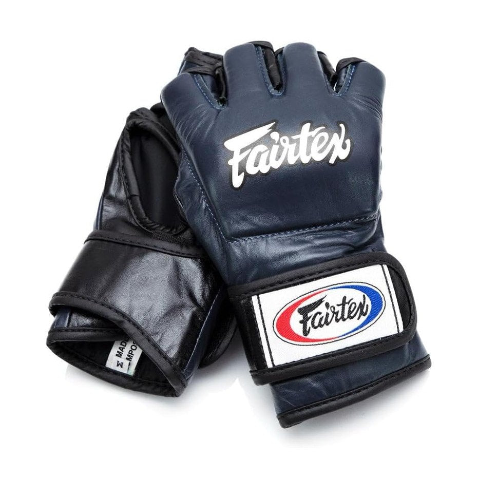 Fairtex FGV12 MMA Gloves — Genuine Leather Open-Palm Muay Thai & Grappling Gloves | ONE Championship Official