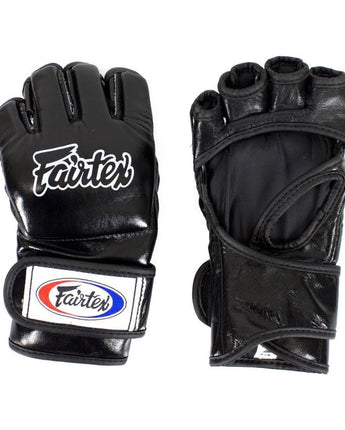 Fairtex FGV12 MMA Gloves — Genuine Leather Open-Palm Muay Thai & Grappling Gloves | ONE Championship Official