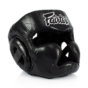 Fairtex HG13 Full Head Black Headgear