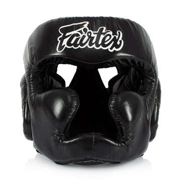 Fairtex HG13 Full Head Black Headgear