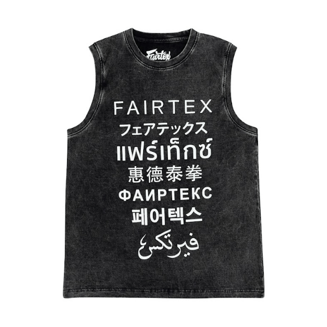 Fairtex MTT52 Sleeveless Multi Languages