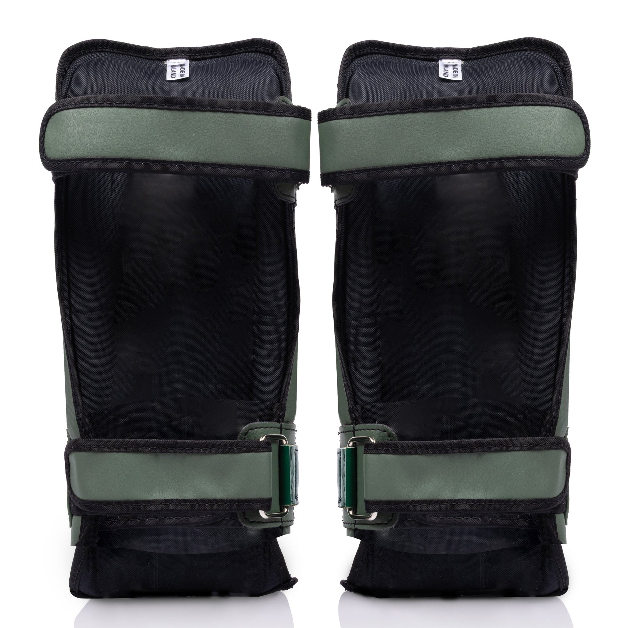 Fairtex Kickboks Scheenbeschermers FXB - Leger Groen/Zwart - Booster Fight Store Fairtex Kickboks Scheenbeschermers FXB - Leger Groen/Zwart - Booster Fight Store