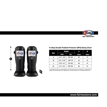 Fairtex SP3 Pro Style Muay Thai Shin Guard