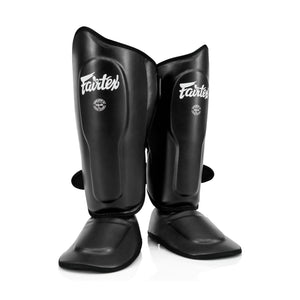 Fairtex SP9 Ultra Ergo Shin Pads | Muay Thai, Kickboxing Shin Guards Made with Syntek Leather