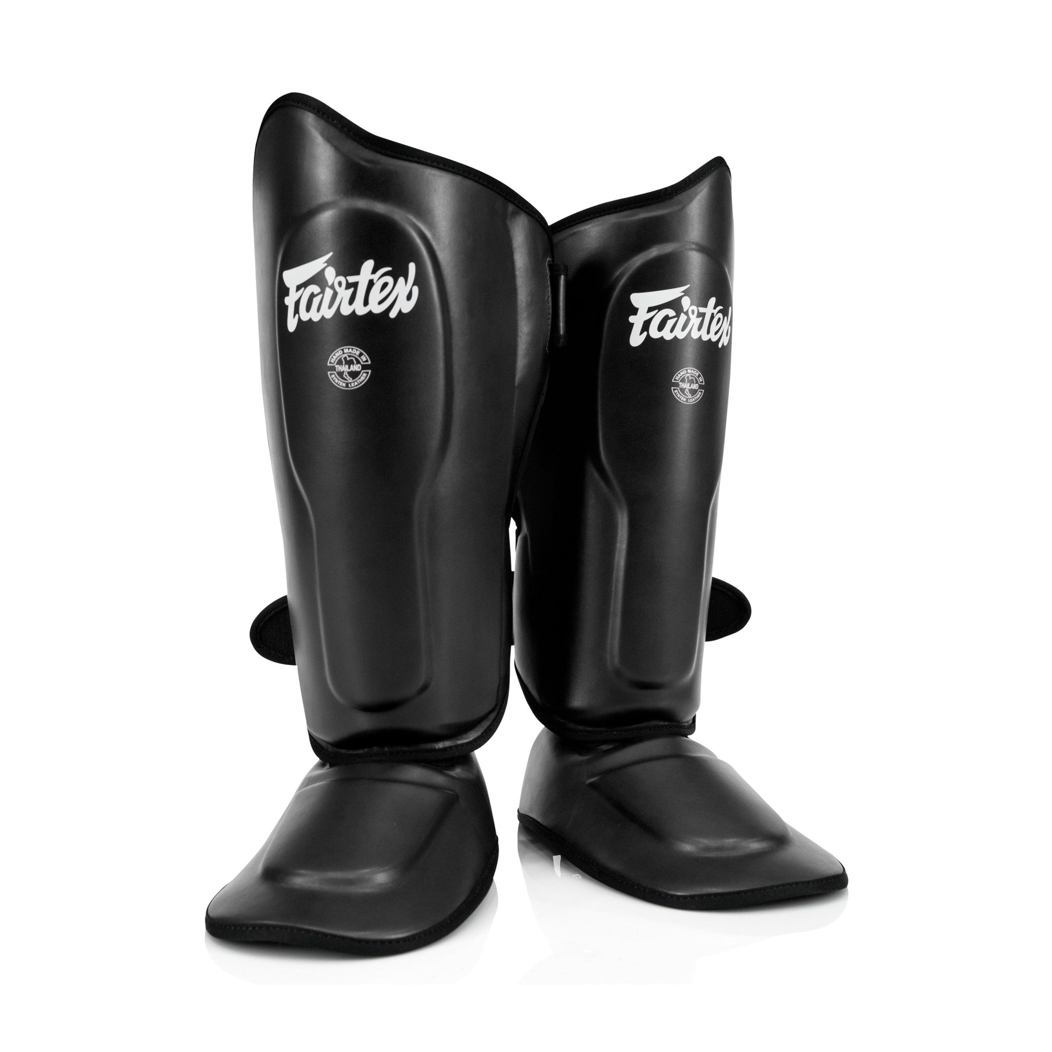 Fairtex SP9 Ultra Ergo Shin Pads | Muay Thai, Kickboxing Shin Guards Made with Syntek Leather